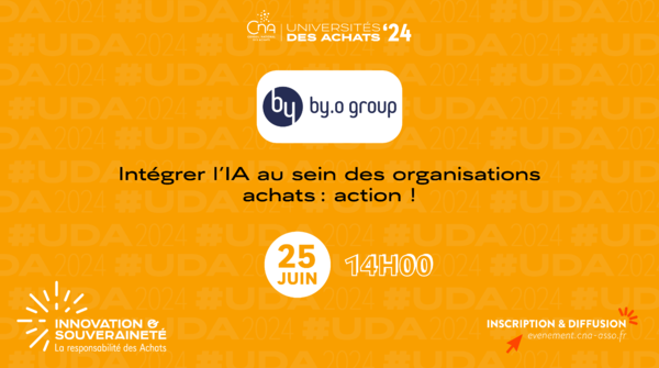 By.O Group | Intégrer l’IA au sein des organisations achats : action !