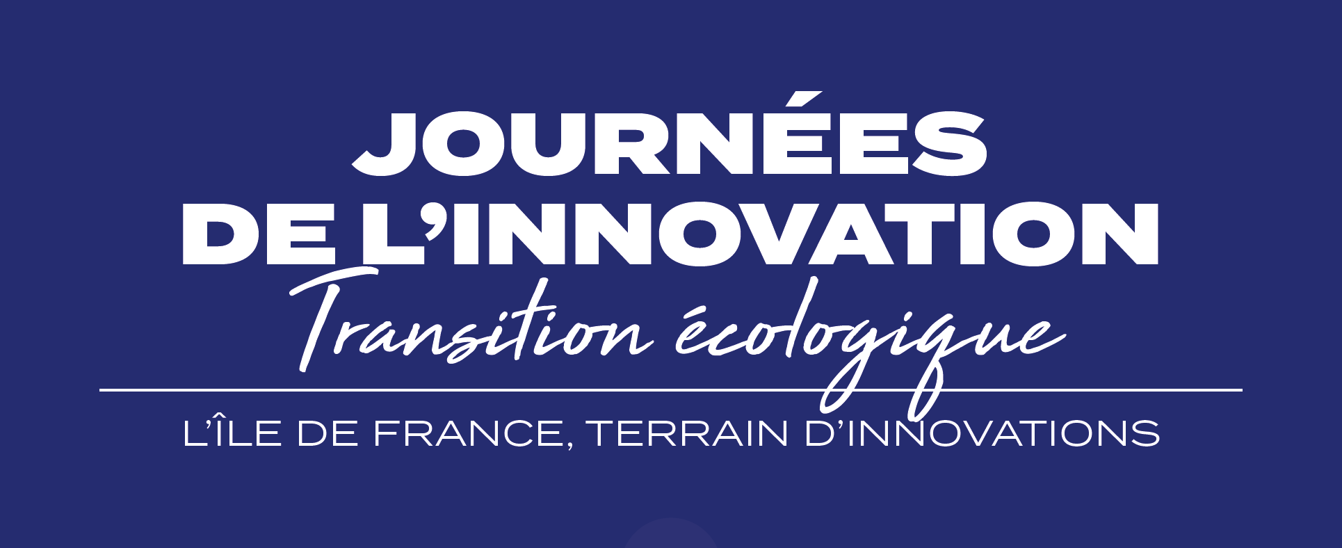  Journée de l'innovation dédiée à la transition écologique et énergétique