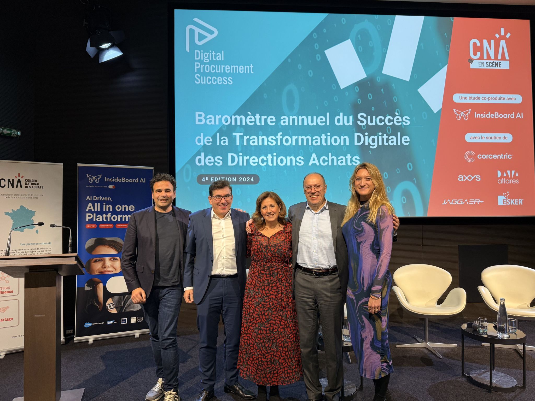 CNA en scène Baromètre du succès de la transformation digitale des directions Achats - 4e édition