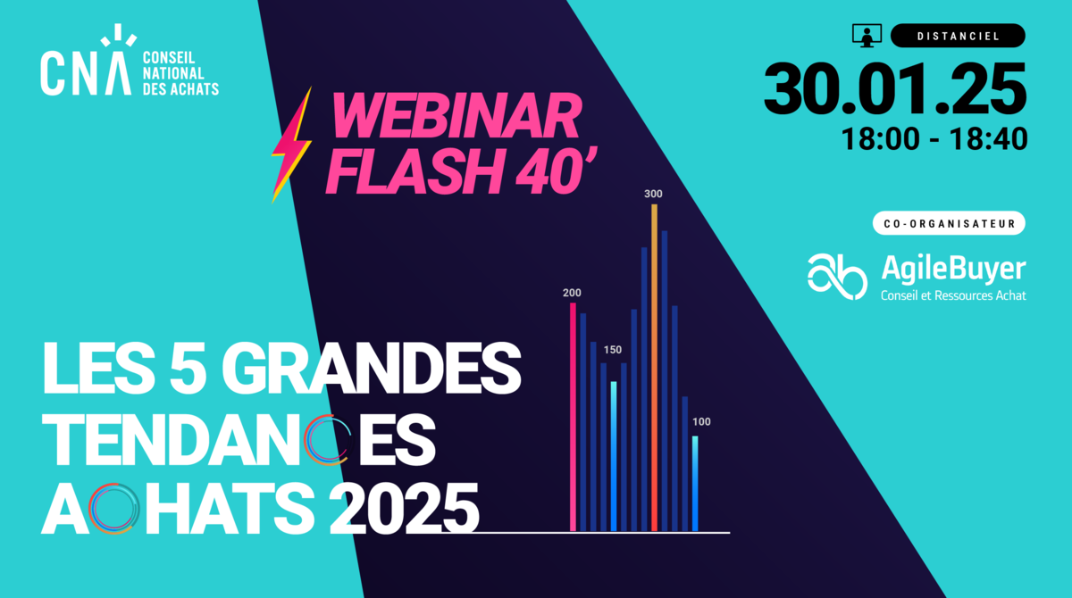 40 minutes pour tout savoir sur les tendances Achats 2025 !