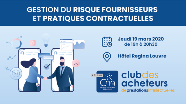 Club des Acheteurs | Gestion du risque fournisseurs et pratiques contractuelles