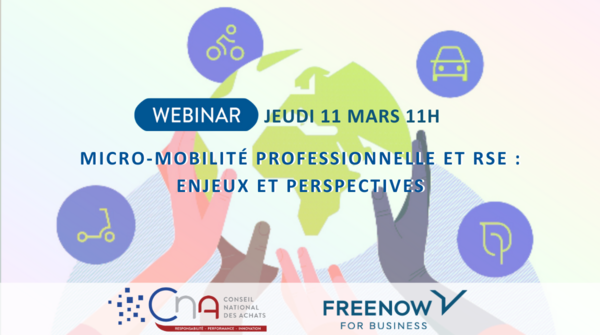 Webinar | Micro-mobilité professionnelle et RSE : enjeux et perspectives