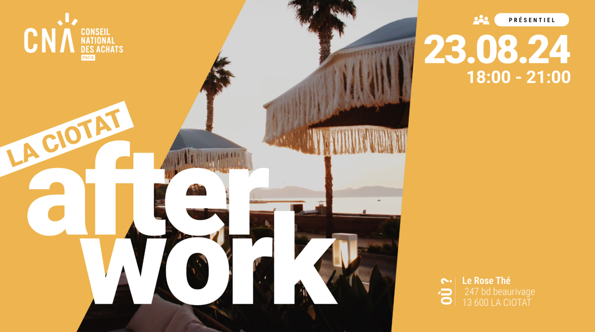 PACA | Afterwork Achats La Ciotat 