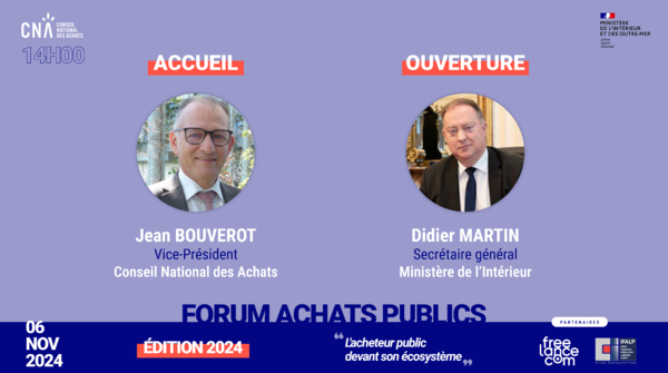 Allocution d'ouverture - Forum Achats Publics | 6.11